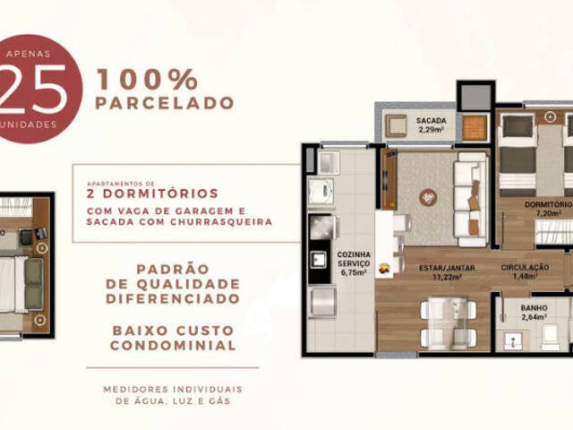 #113 - Apartamento para Venda em Caxias do Sul - RS - 2
